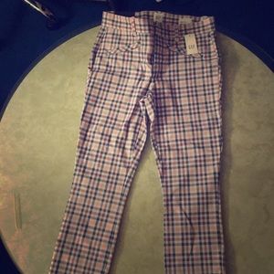 GAP Signature Skinny Ankle Stretch Mid Rise Pants